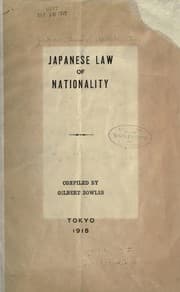 Tapa de Japanese law of nationality