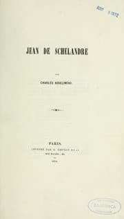 Tapa de Jean de Schelandre