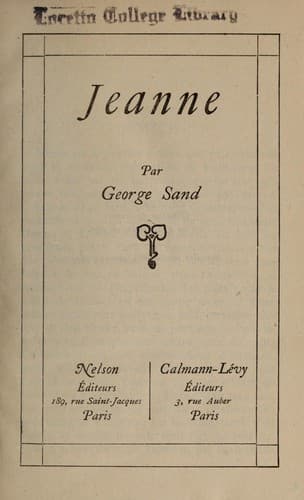 Tapa de Jeanne