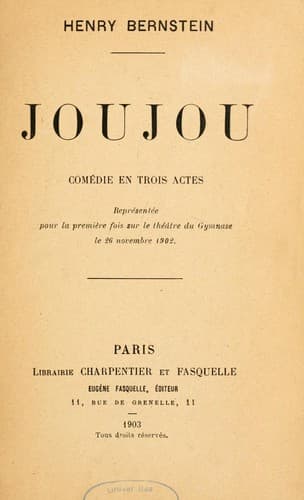 Tapa de Joujoux