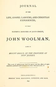 Tapa de Journal of the life, gospel labours, and Christian experiences