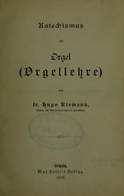 Tapa de Katechismus der Orgel