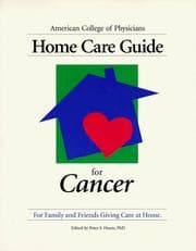 Tapa de American College of Physicians home care guide for cancer