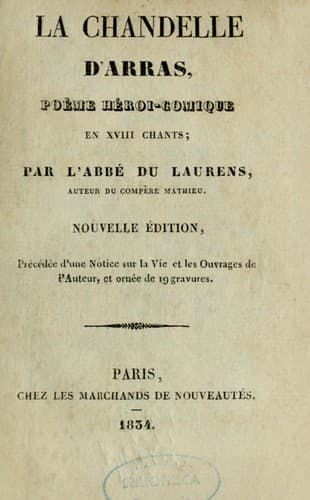 Tapa de La chandelle d'Arras