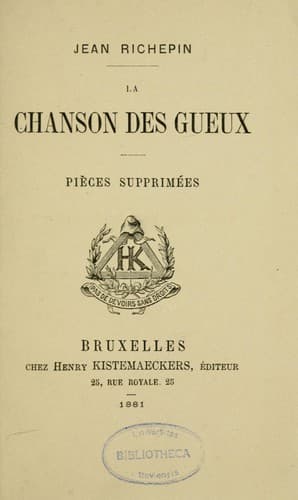 Tapa de La Chanson des gueux