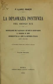 Tapa de La diplomazia pontificia nel secolo XIX