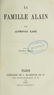 Tapa de La famille Alain