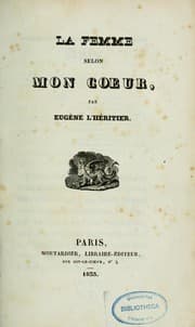 Tapa de La femme selon mon coeur