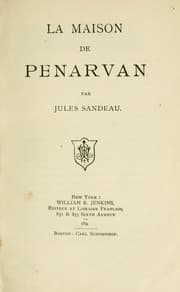 Tapa de La maison de Penarvan