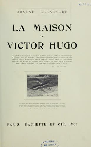 Tapa de La maison de Victor Hugo