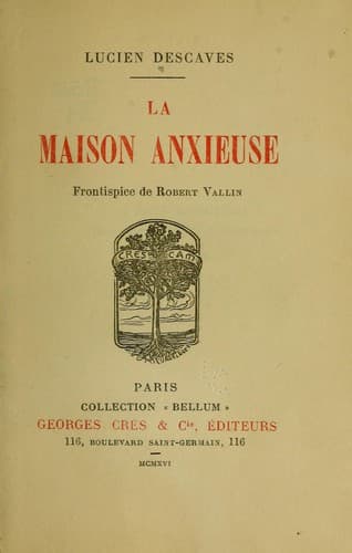 Tapa de La maison anxieuse