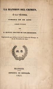 Tapa de La mansión del crimen, o, La víctima