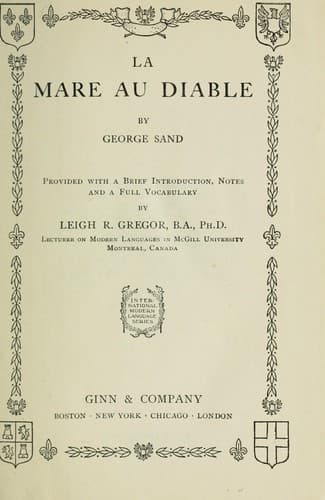 Tapa de La Mare au Diable