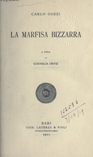 Tapa de La Marfisa Bizzarra