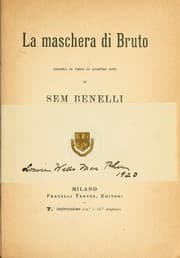 Tapa de La maschera di Bruto