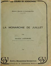 Tapa de La Monarchie de juillet