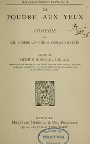Tapa de La poudre aux yeux