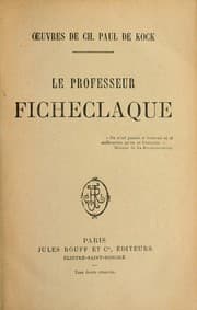 Tapa de La professeur Ficheclaque