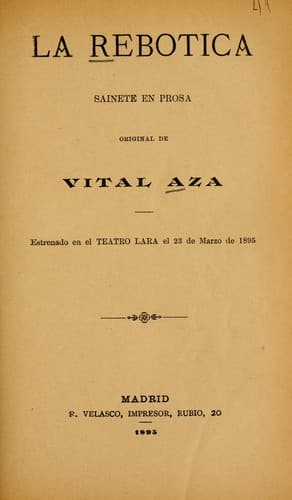 Tapa de La rebotica