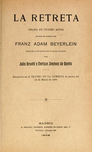 Tapa de La retreta
