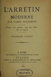 Tapa de L'Arrétin moderne