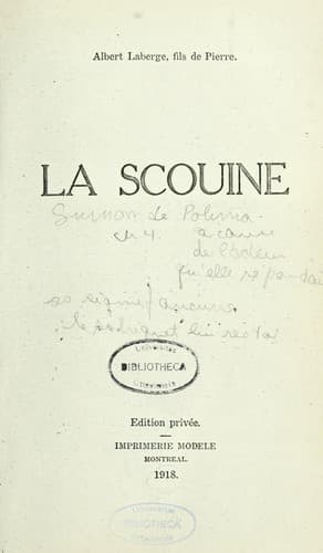 Tapa de La scouine