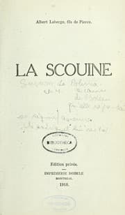 Tapa de La scouine