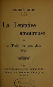 Tapa de La tentative amoureuse, or, Le traité du vain désir