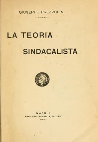 Tapa de La teoria sindacalista