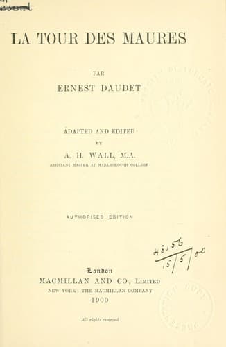 Tapa de La tour des Maures