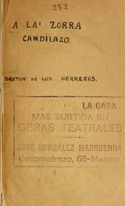 Tapa de A la zorra candilazo