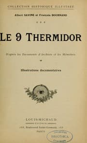 Tapa de Le 9 thermidor