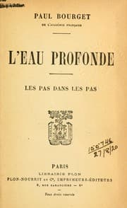 Tapa de L'eau profonde