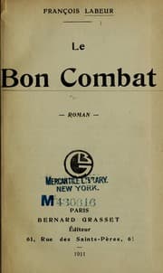 Tapa de Le bon combat