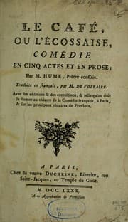 Tapa de Le Café, ou, L'Ecossaise