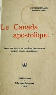 Tapa de Le Canada apostolique