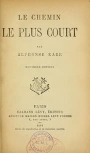 Tapa de Le chemin le plus court