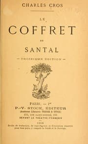 Tapa de Le coffret de Santal