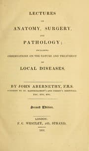 Tapa de Lectures on anatomy, surgery, and pathology