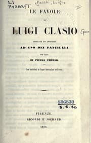 Tapa de Le favole di Luigi Clasio