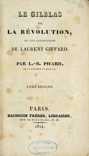 Tapa de Le Gilblas de la révolution