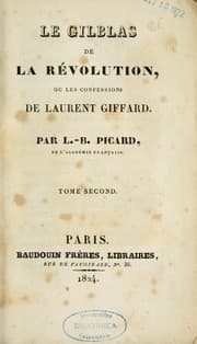 Tapa de Le Gilblas de la révolution