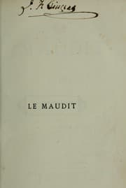 Tapa de Le maudit