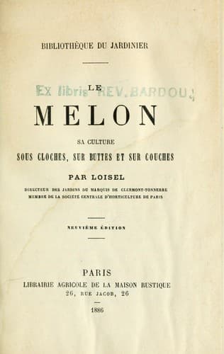 Tapa de Le melon