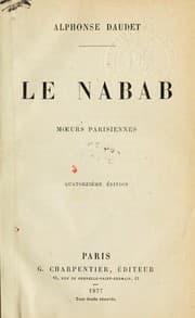 Tapa de Le nabab, moeurs parisiennes