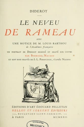 Tapa de Le neveu de Rameau