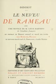 Tapa de Le neveu de Rameau