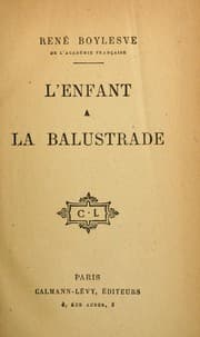 Tapa de L'enfant à la balustrade