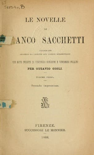 Tapa de Le Novelle
