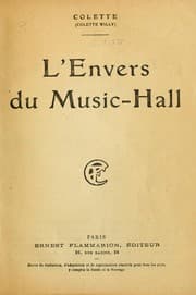 Tapa de L'envers du music-hall [par] Colette (Colette Willy)